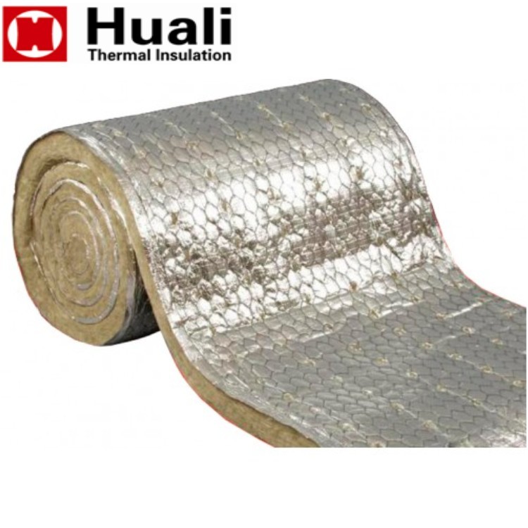 Fireproof CE certificate stone wool insulation rock wool felt roll rock wool blanket price