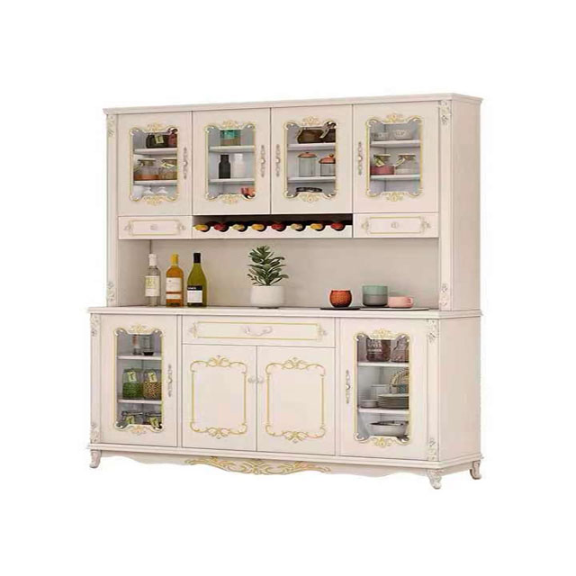 HZ Luxury design Modern style PVC Multi-function Storage cabinet Living room Display cabinets