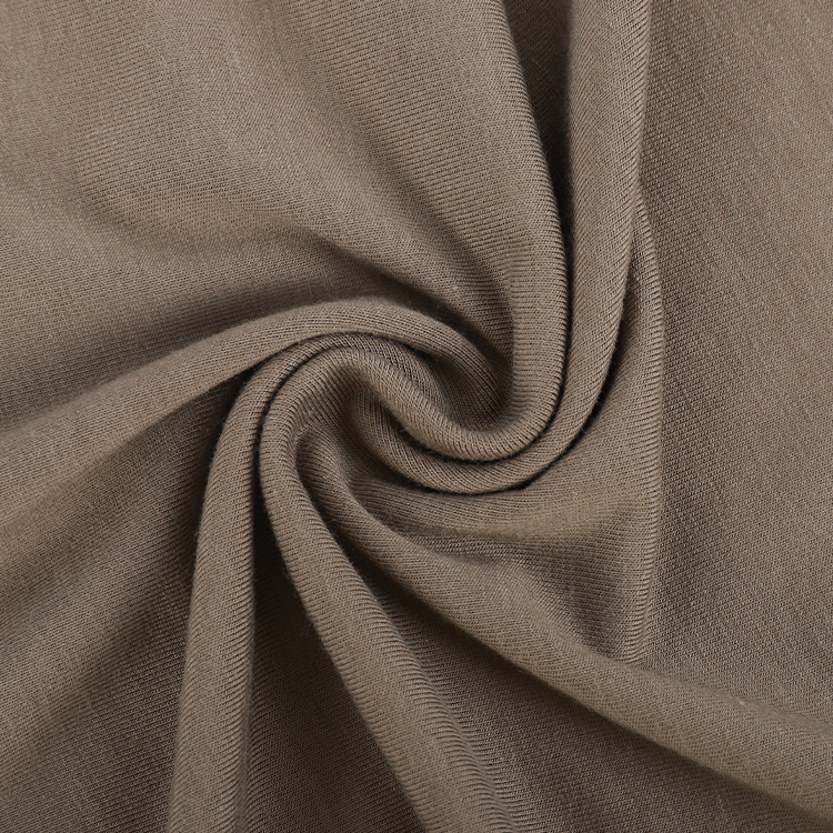 Cheap Price 68% Bamboo 27% Cotton 5% Spandex Soft Plain Knitted Jersey Fabric for Garment T-shirt