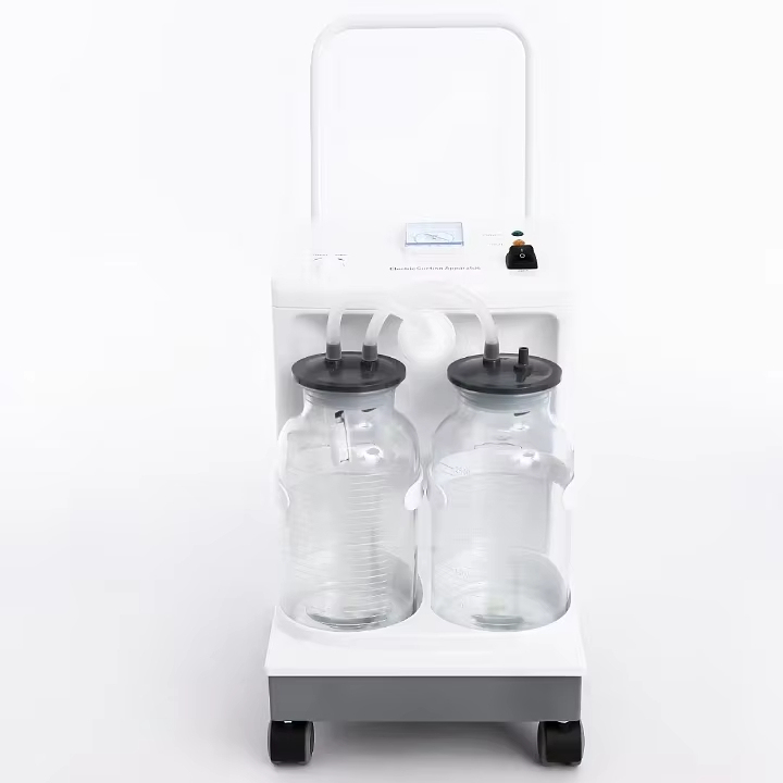 Medical Portable Mobile Electric Suction Surgical Device Large Capacity Vacuum Suction Machine for Operation Room