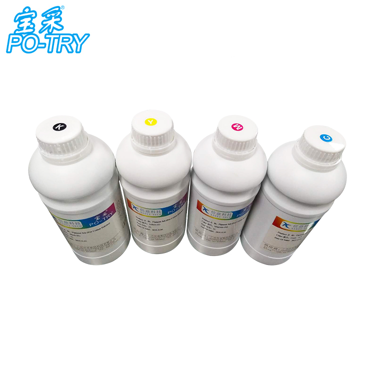 KCMY Printer ink Pigment Ink for cotton fabric printing use for 3200 5113 4720