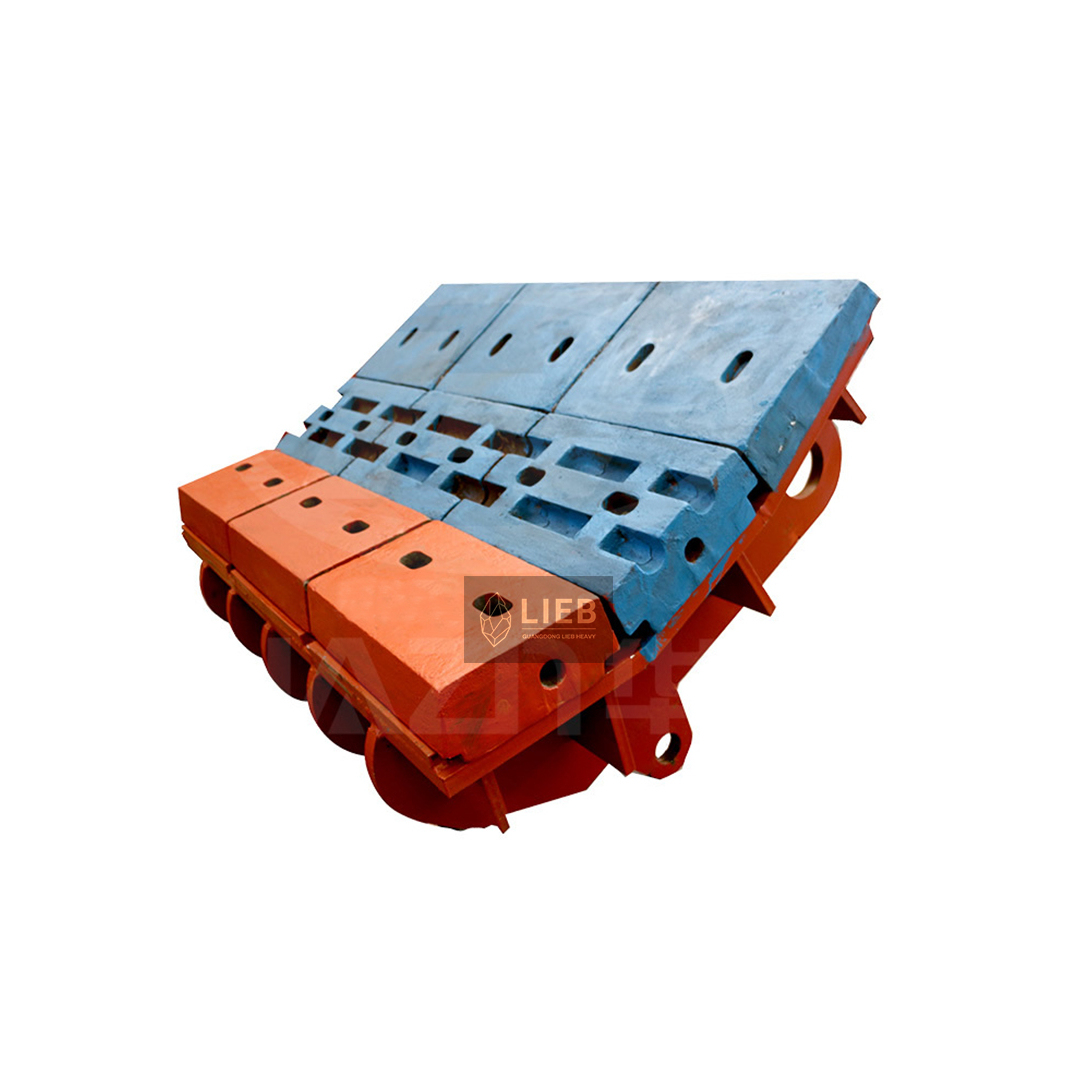 High Manganese Steel Impactor Liners For FLSmidth Strike Bar Crusher Parts Factory Price Mining Machinery Parts