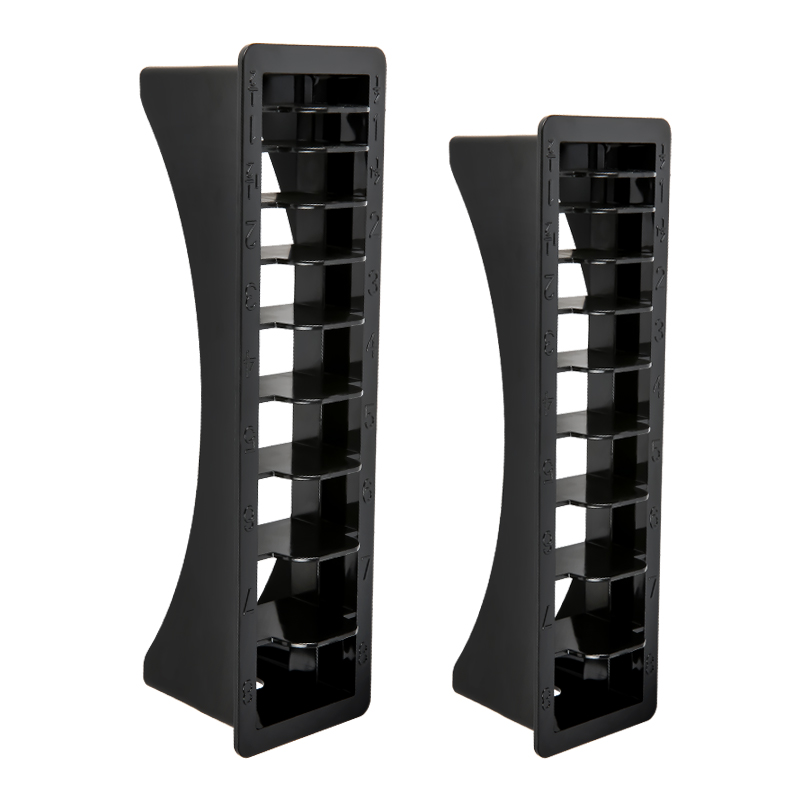 Barber shop black limit comb storage storage caliper display box haircut tools