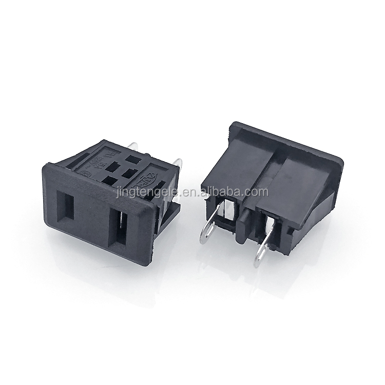 15A 125V AC Розетка AC-09 разъем питания переменного тока 2 Pin, женский, розетку переменного тока
