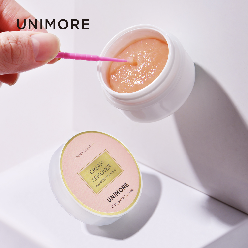 Unimore 2021 удаление клея Фирменная этикетка быстрое средство для удаления клея для ресниц протеин наращивание ресниц Крем для удаления ресниц