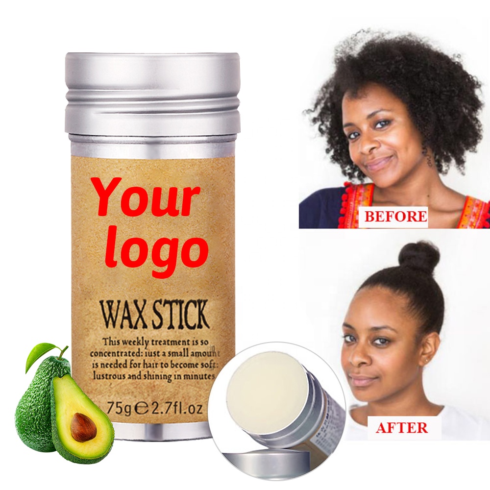 No Logo Private Label Custom Strong Hold Edge Control Vendor Waterproof Hair Wax Stick