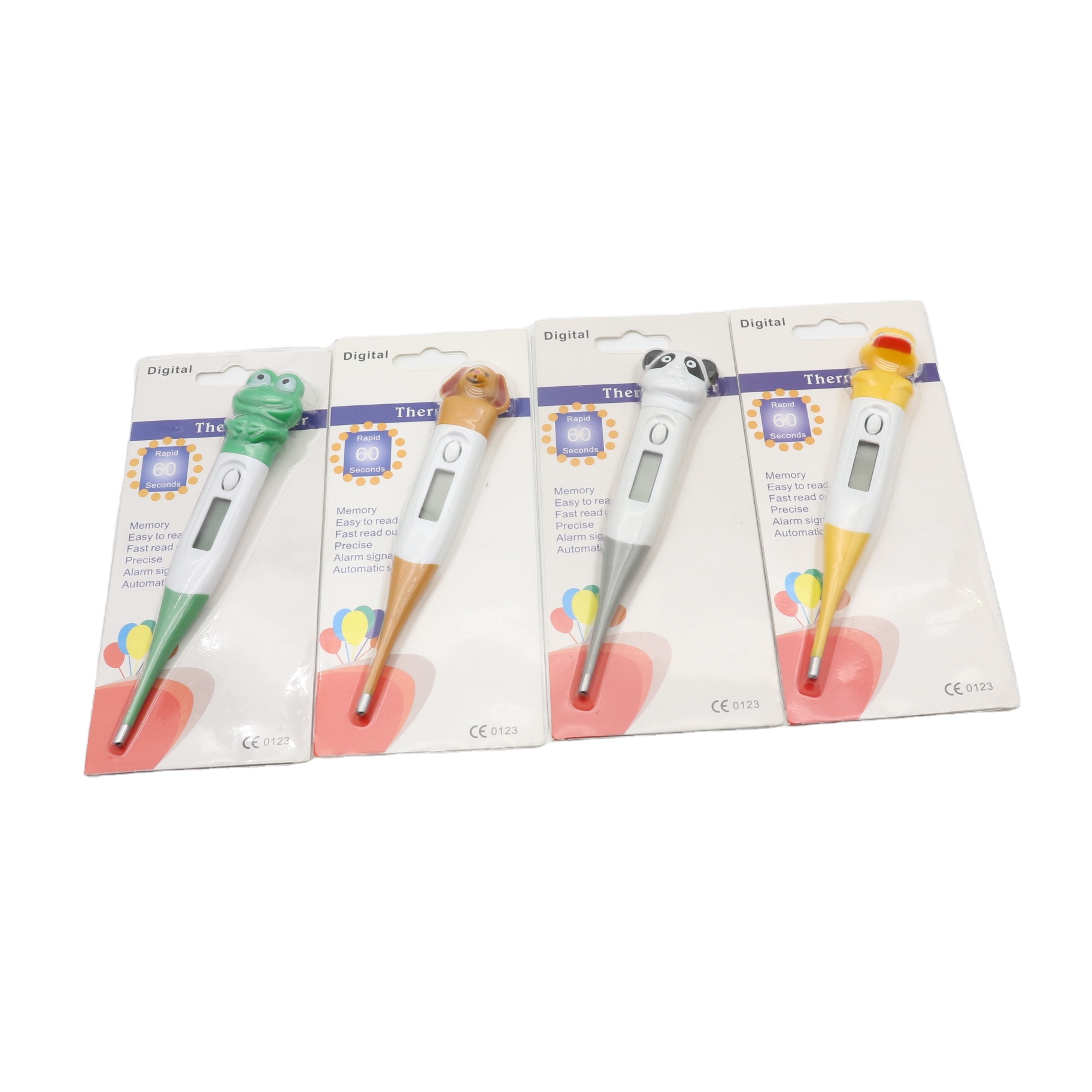Manufacturer Wholesale Family home Health Care baby Digital Thermometer flexible soft animal panda dog frog duck cartoon cute