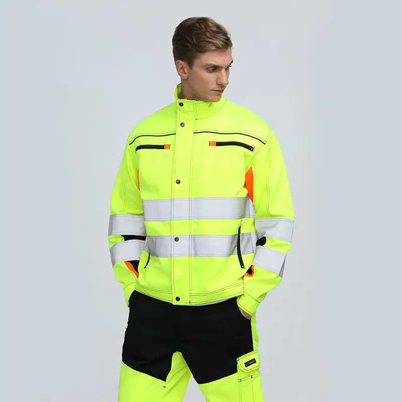 New Design Customized High Visibility Clothing Flashing Reflective Safety Jacket
