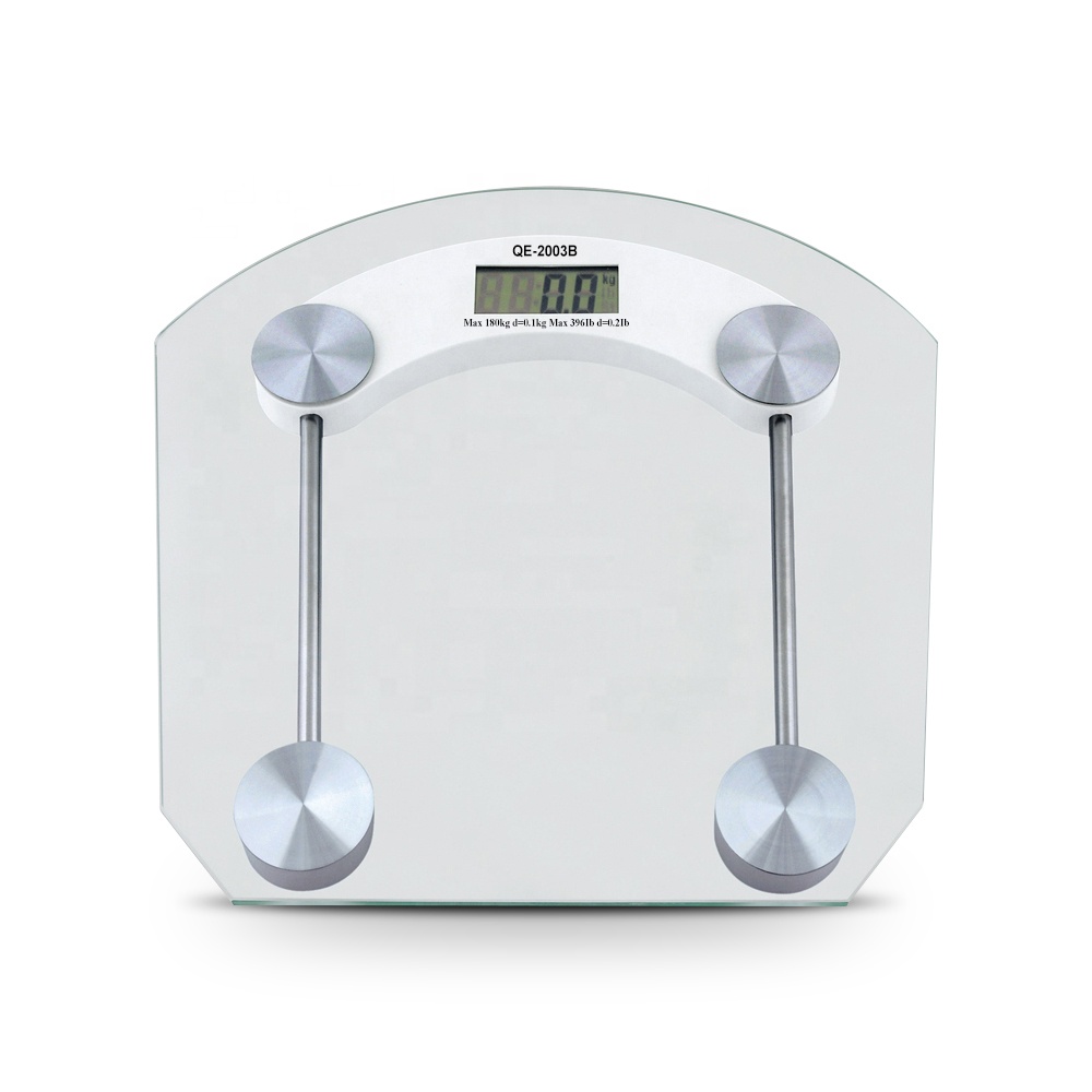 K26-0056 180kg/400lb Smart Scales Body Weight Digital Scale Portable LCD Display Glass Bathroom Scale