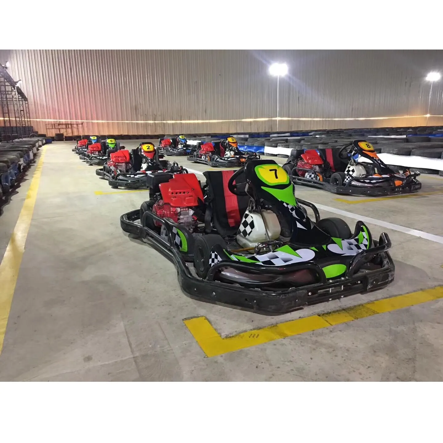 2016 newest and hottest 4 wheel racing cheap gas go karts with CE certificate