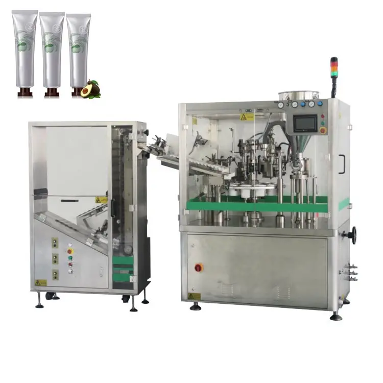 automatic tube filler and sealer for hotel toothpaste, ab glue, shampoo