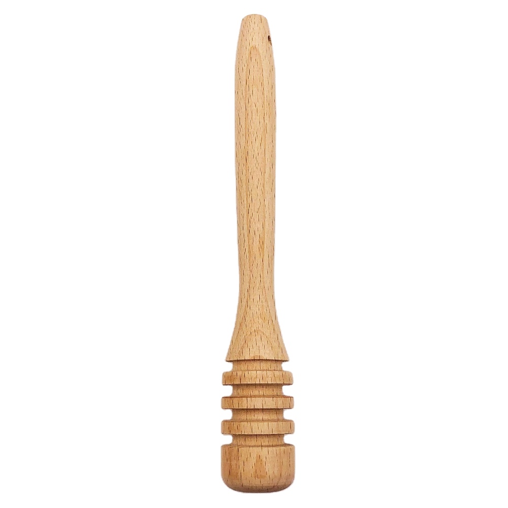 Профессиональный деревянный завод мед деревянный горшок swizzle dipper stick fill