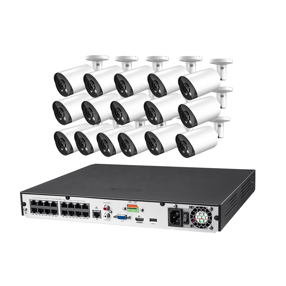NVR Surveillance System Kit, CCTV Security, IP Camera, Bullet Kits, IR Camera, 16 Channel HD CCTV DVR, 16 Channel