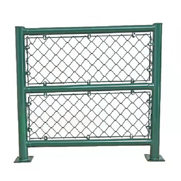 high security chain link fence plastic coated diamond mesh fencing removable chain link fence