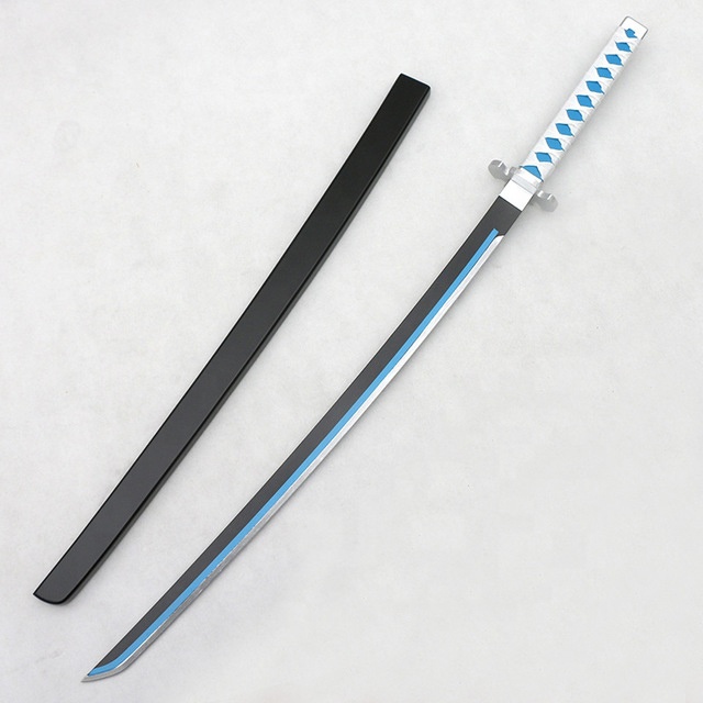 2021 Long life High quality Japanese Demon Slayer Anime Figure Kamado Tanjirou Cosplay Combat Wood Katana Toy Swords