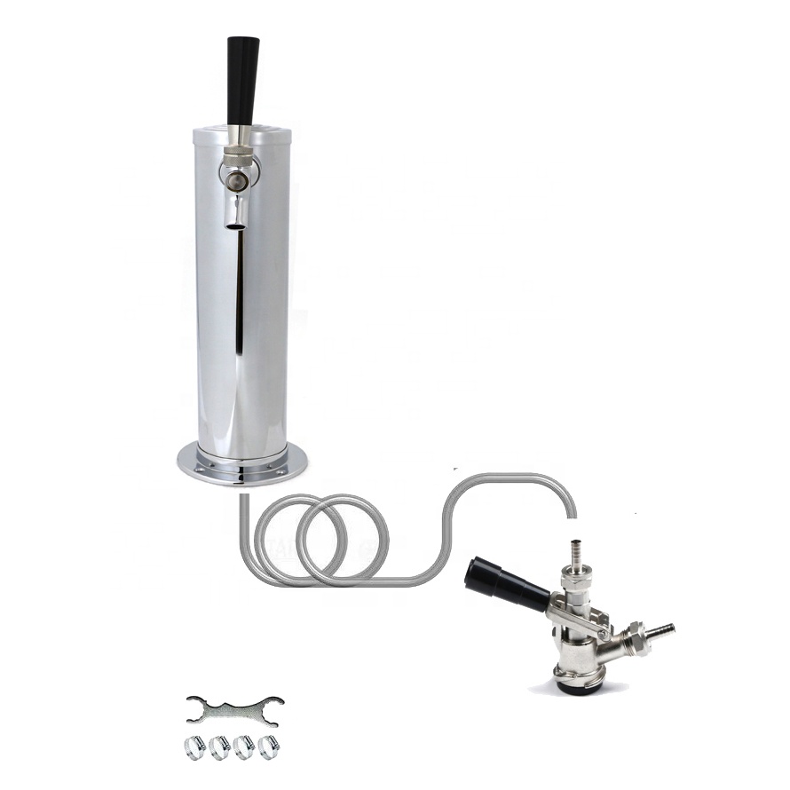 Draft Beer Bar Dispenser Towers Keg Cold Drinks Beer Faucet Tap Stainless steel beer font