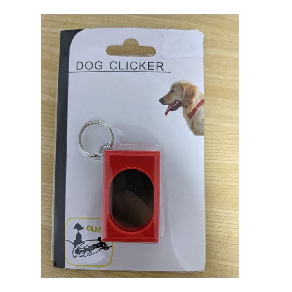 Manufacturer Wholesale Custom Logo Multi-color Dog Training Clicker with Wrist Strap