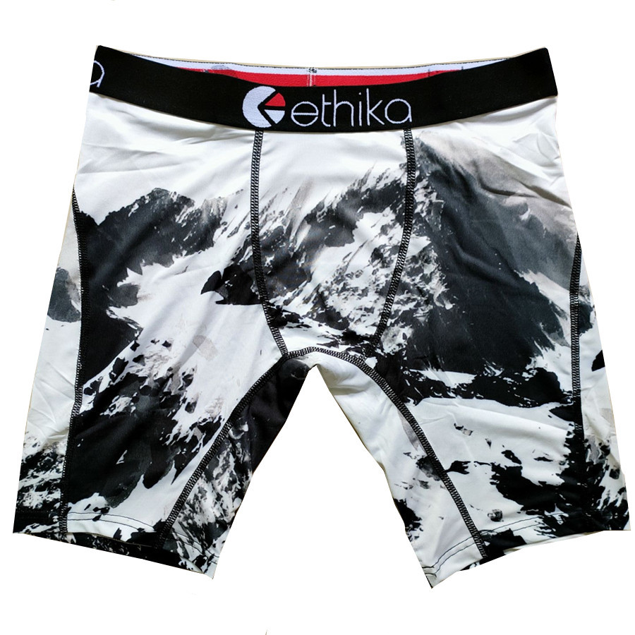 2021 new custom OEM logo men's compression underwear brand loose boxer briefs with custom logo elastic waist boxer shorts