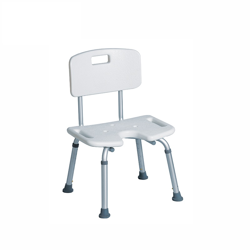 Bathroom Furniture U shape seat safe aluminum shower chair for disabled