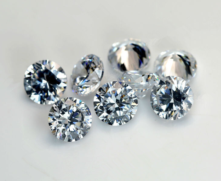 Wholesale China Round Brilliant Cut Pink Moissanite Synthetic Gemstone Loose Melee Moissanite Stone