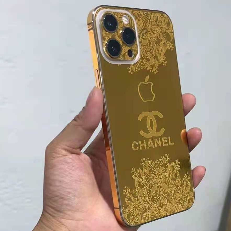 Mobile Phone Back Cover Sticker 3D Full Cover Camera Len Protector Film Golden Back Skin Sticker For iPhone 11 12 pro max
