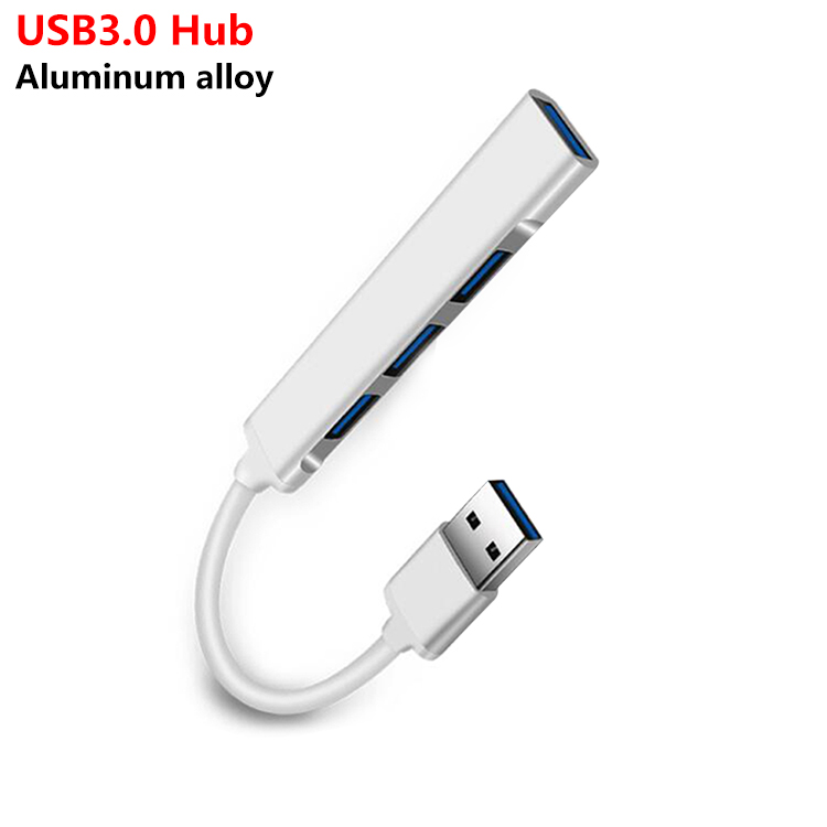 USB3.0 концентратор 4 порта корпус из алюминиевого сплава портативный usb 3,0 концентратор адаптер для ноутбука