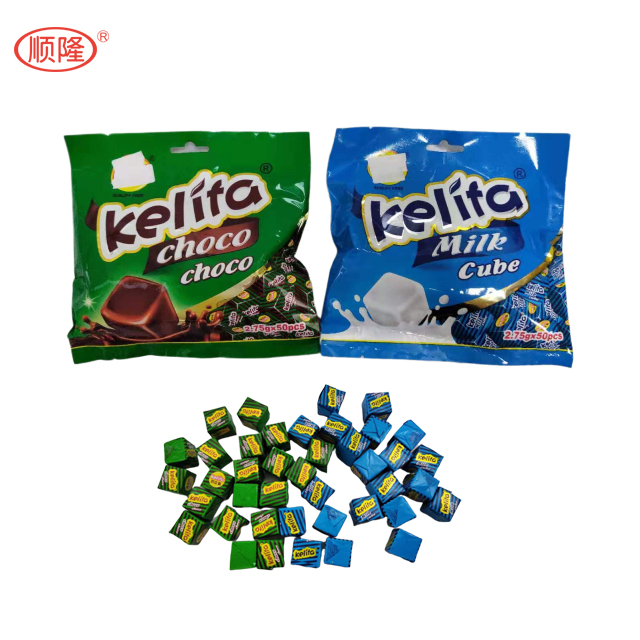 50 шт Молоко куб прессованный конфеты choco Конфета