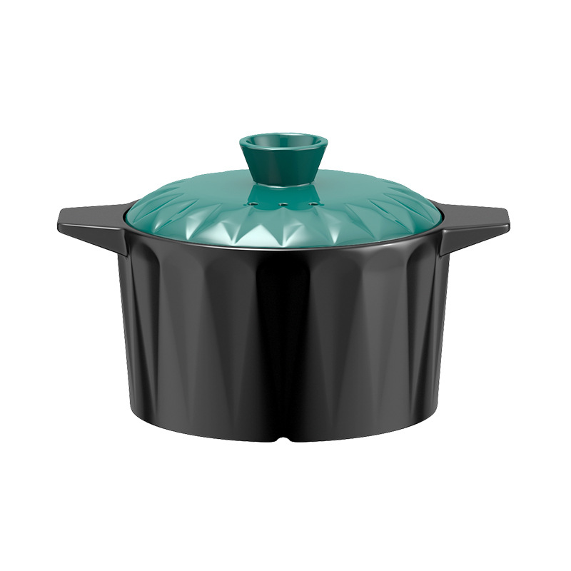 Single-bottom Ceramic casserole Casserole with lid Household Kitchen pots