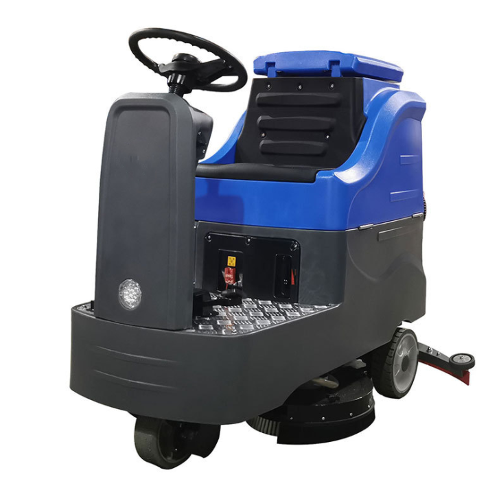 24V large floor scrubber ride on concrete floor cleaning machine