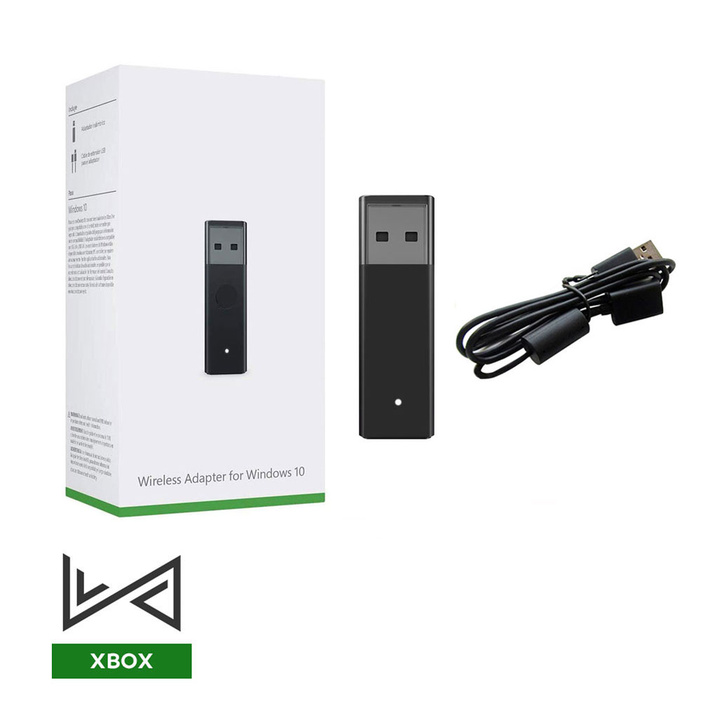 Беспроводной USB-приемник для контроллера Xbox One, адаптер второго поколения для Windows PC 10, ноутбуков, адаптер геймпада
