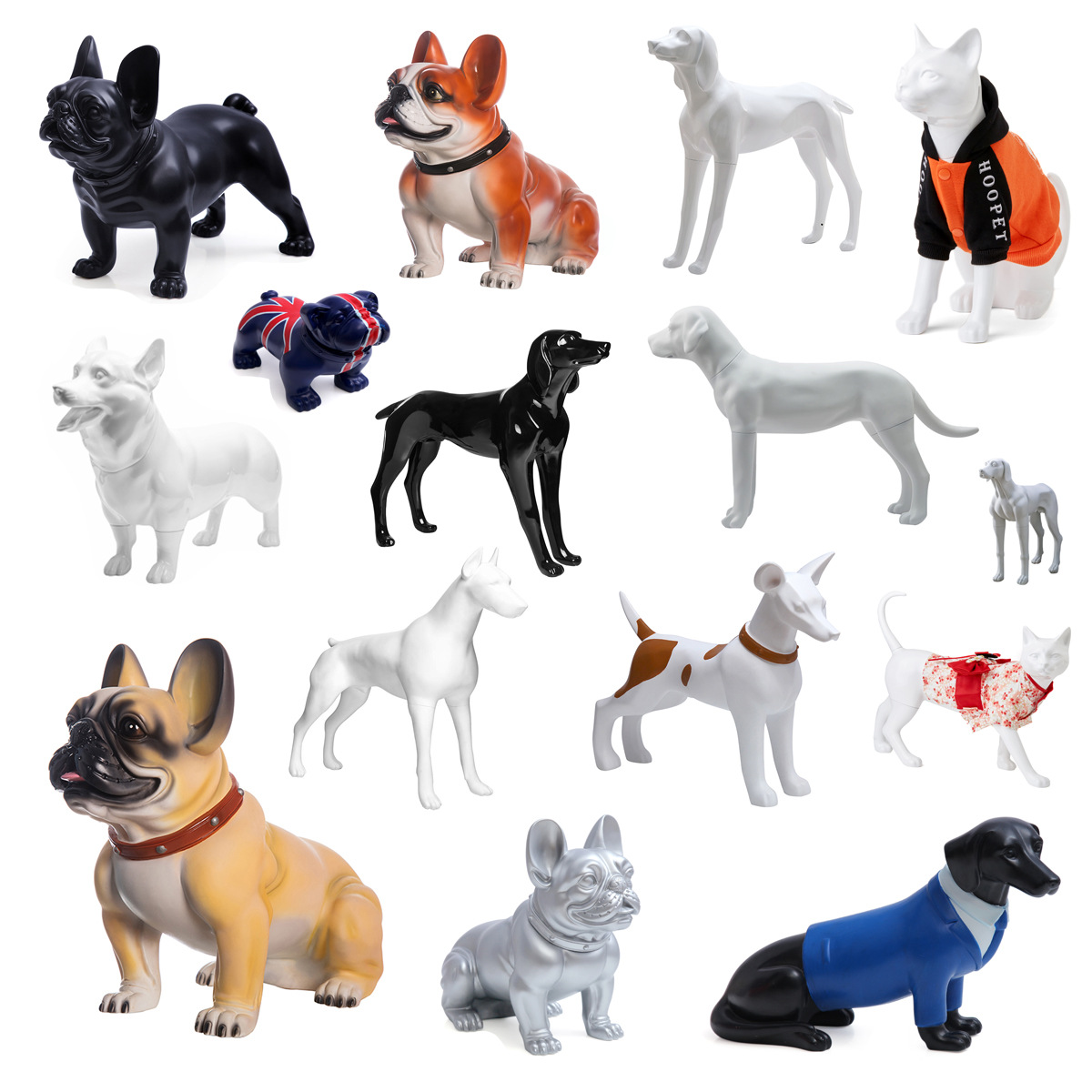 Dog model Dog mannequin grooming model dog for grooming schools teaching displaying