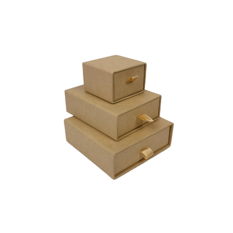 Good Quality Magnetic Cardboard Gold Custom Logo White Packaging Drawer Eco Friendly Small Gift Boxes For Jewelry