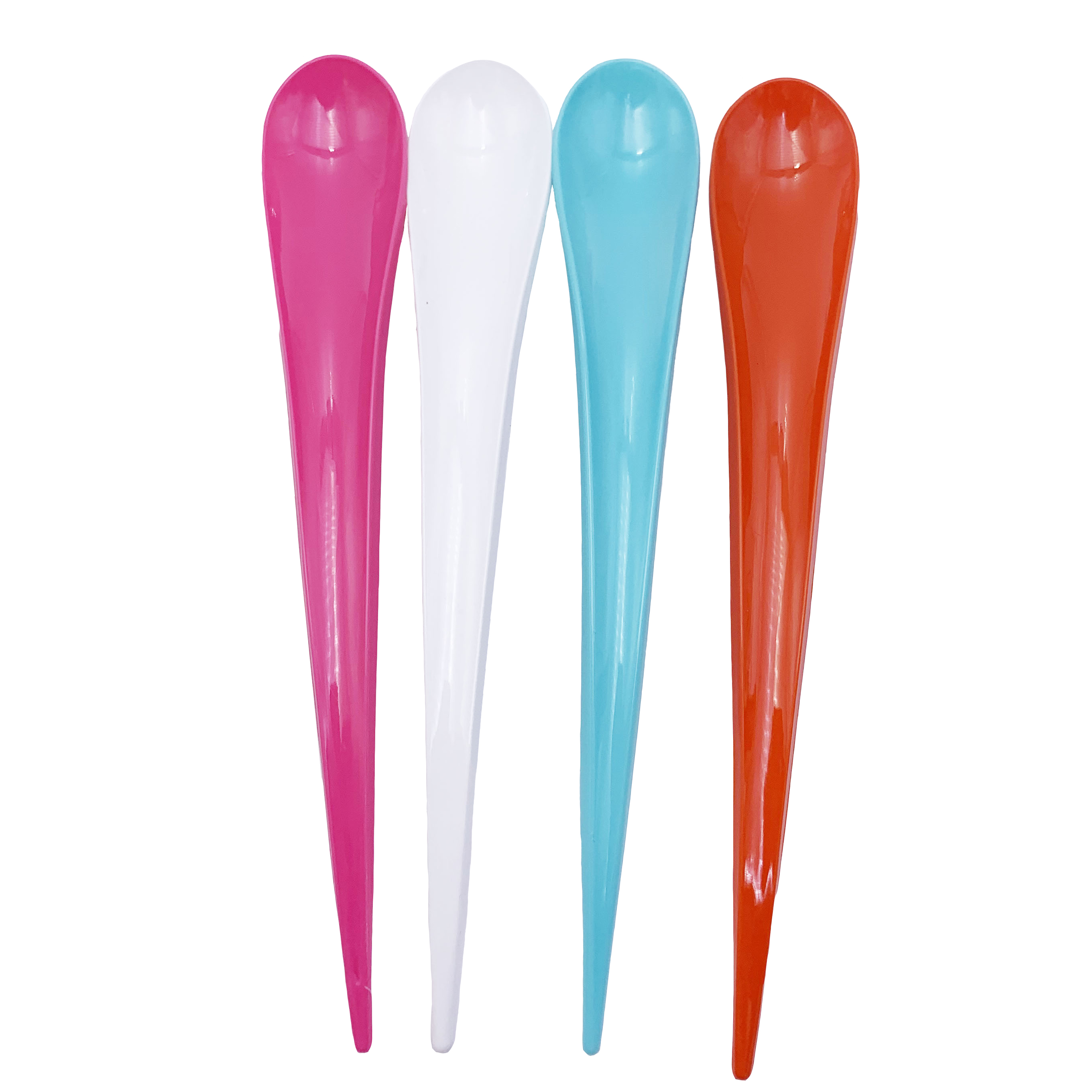 20.3cm Long Handle Ice Cream Frozen Yogurt Colorful Plastic Biodegradable Spoon