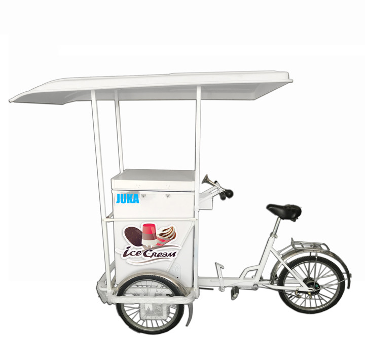 DC battery inside solar feezer beer Tricycle Bike Customized Frame Cargo electric tricycle