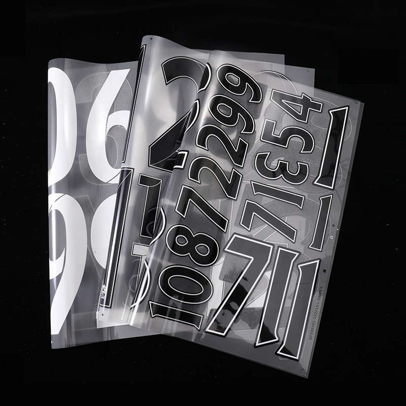 Custom Screen Printing Heat Transfer Numbers for Jersey