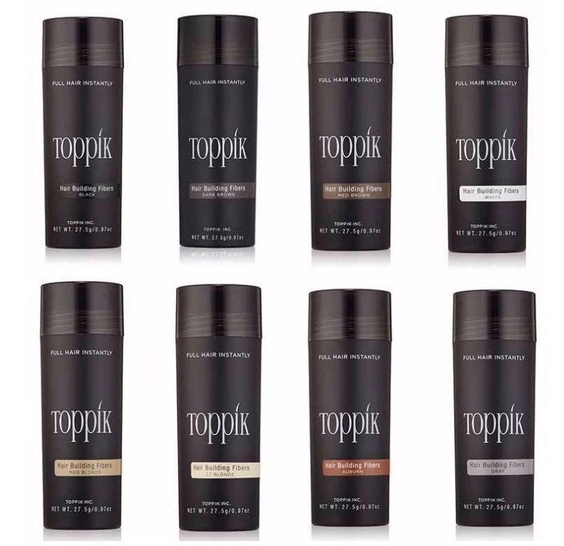 OMG тема здания каштановых волос волокна toppik 27,5g спрей fibras de cabello волокна волос глаза щитов для фибра capilar hombres