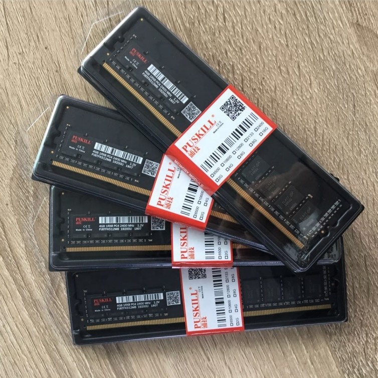 Оригинальная Черная печатная плата для чипсета DDR4 4 ГБ ОЗУ для ПК для всех материнских плат