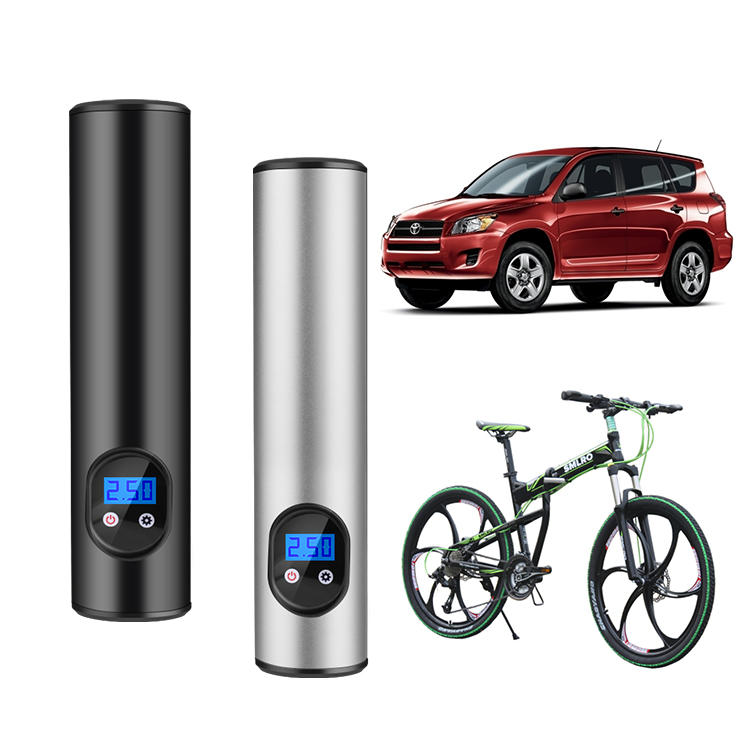 Easy Operate LED Lamp Wireless Battery Portable Car Tire Inflator Football Air Pump