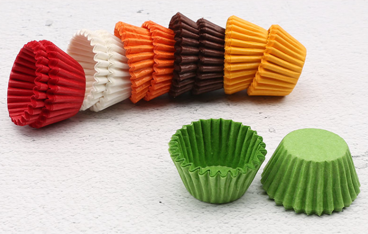 High quality non-stick color grade filling machine oil-proof food paper mold cake cup