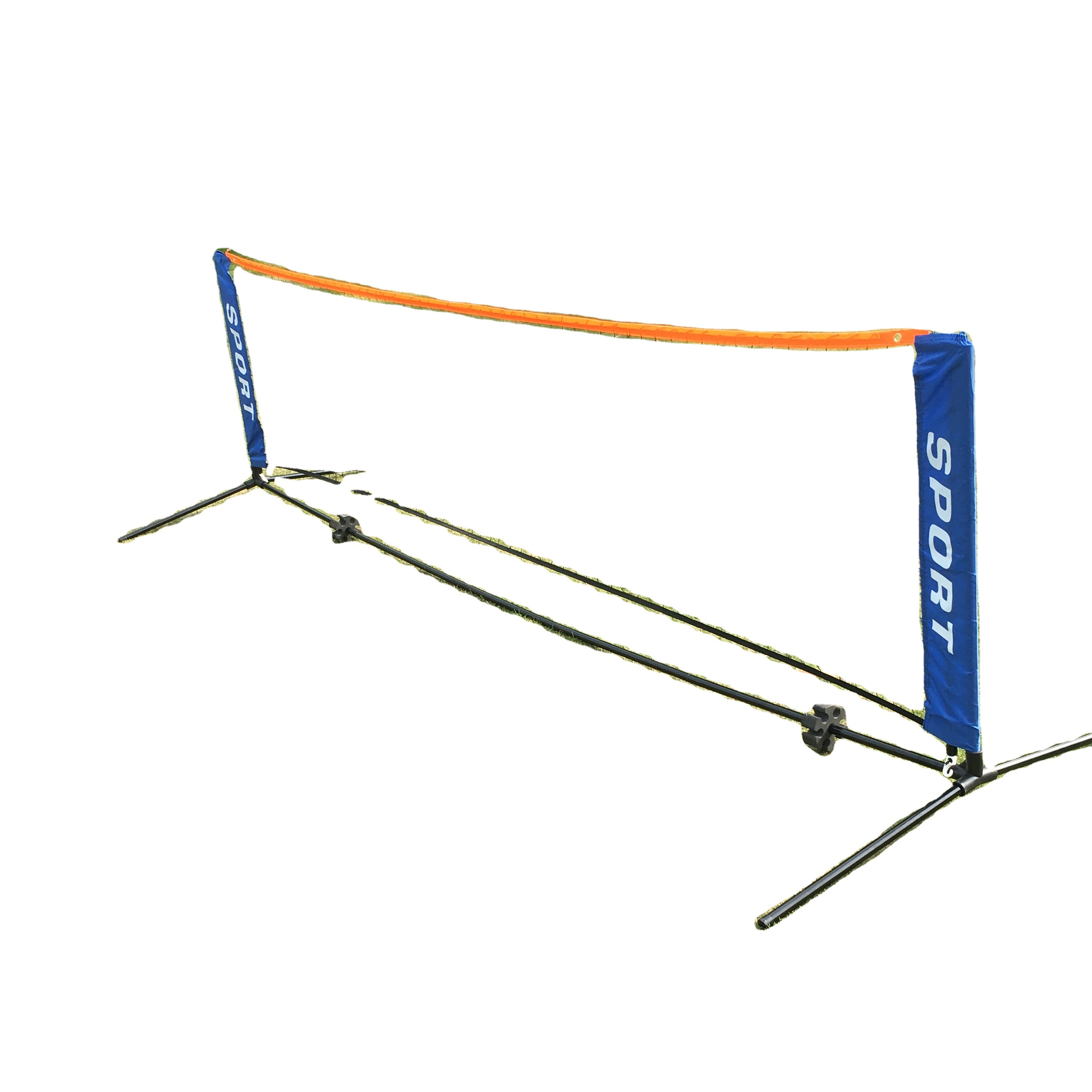 Portable badminton net post adjust tennis net Portable Foldable volleball Polyester Practice Indoor and Outdoor