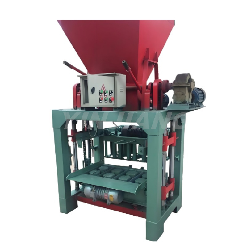 Mobile block building brick making machine/concrete brick making machine