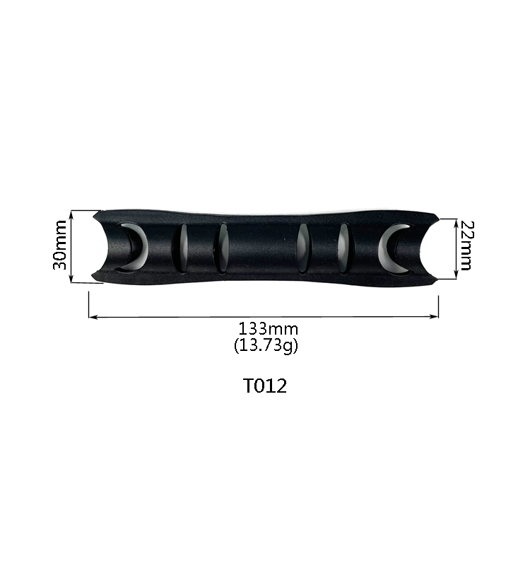Factory Supply Customized Color Plastic Rubber Webbing Grab Handle for Bag Hiking Backpack