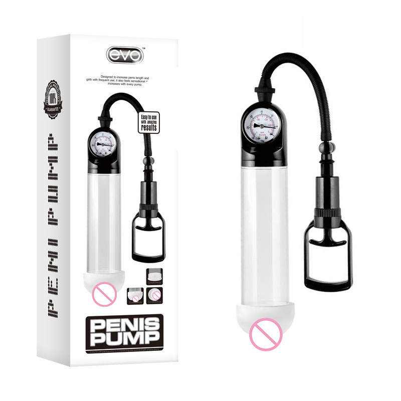 Auto Engine Systems Man Vacuum Penis pump Stretcher Indicator Exerciser lengthen thick Negative pressure Trainer Artificial pum