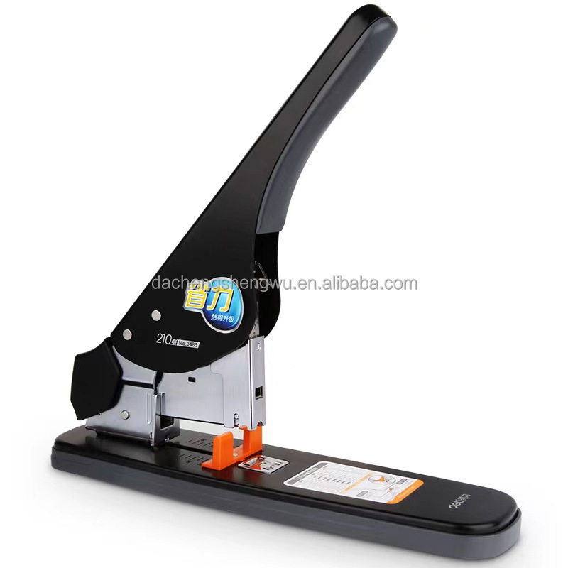 Professional custom labor-saving heavy duty thickening hand stapler book binding machine 100 sheets manual leather stapler