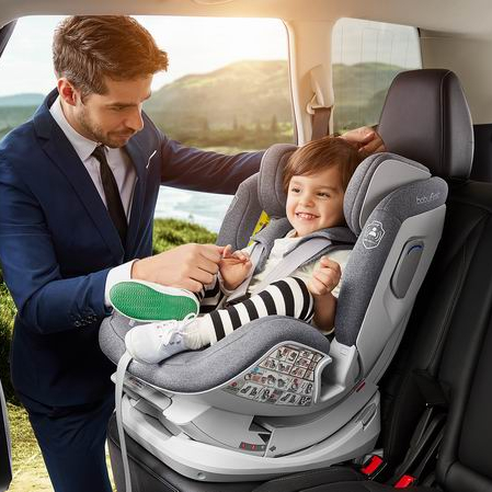 Удобное детское автокресло Isofix Grey группа 0 + I + II детские автокресла R160A
