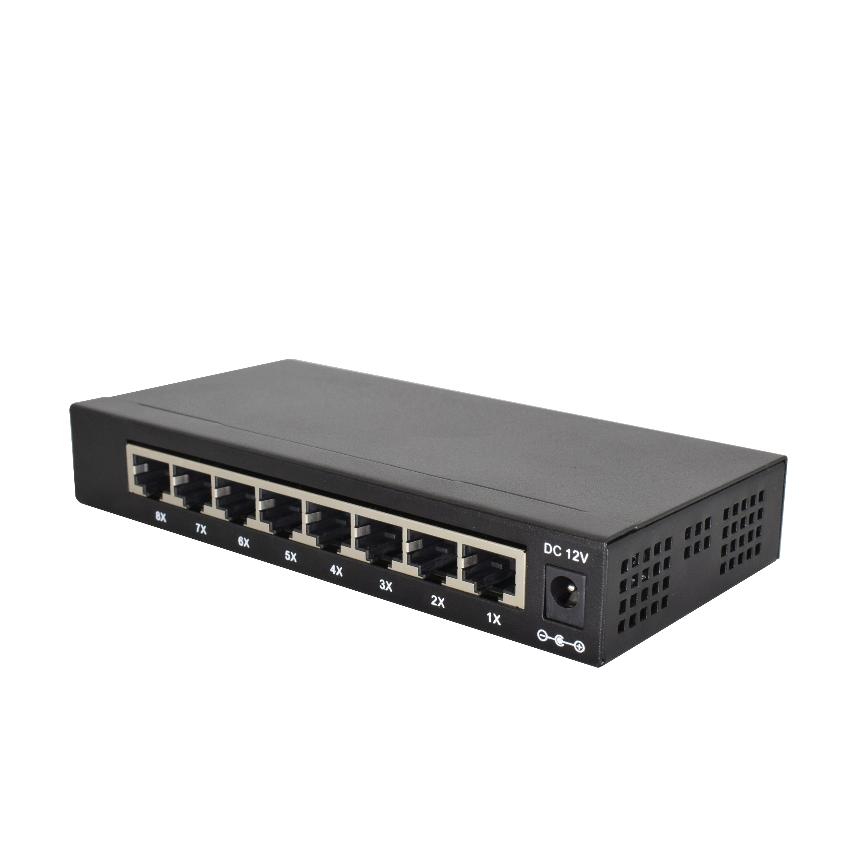 Poe Switch 8 Port Switch Home Dormitory Monitoring All Gigabit Port Network Splitter Line Diverter 1000Mbps