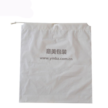 Hdpe прозрачные пластиковые Подарочные Сумки на шнурке с логотипом на шнурке