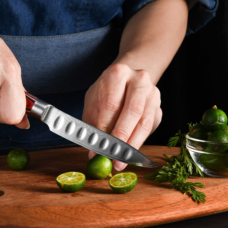 Супер острый ручной работы 8 дюймов профессиональное Точило для кухонных дамасский нож для шеф-повара в наличии на складе