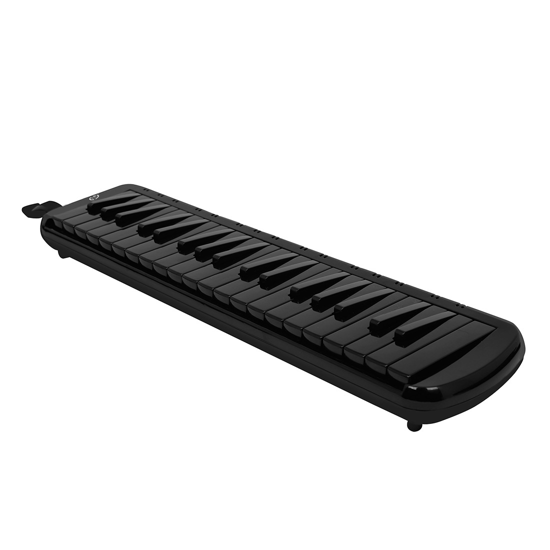 High-end all black Melodica 37 keys portable keyboard instrument Melodica piano organ with EVA case