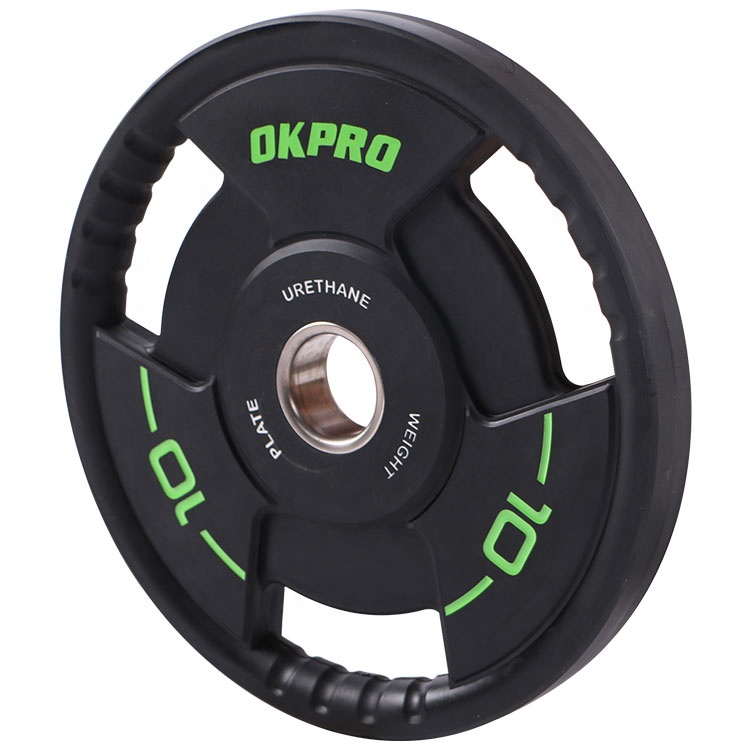 OKPRO три ручки из полиуретана, тяжелая атлетика, вес пластины